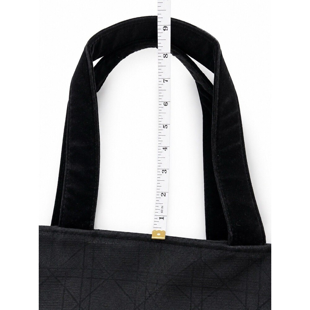 Christian Dior Beauty Parfums VIP Black Velvet Mesh Large Tote Bag - Picture 8 of 11